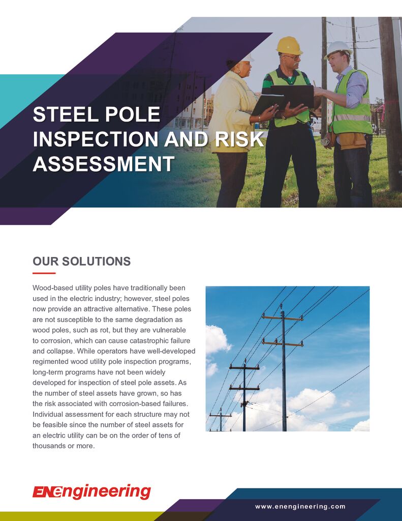 Steel Pole Inspection and Risk Assessment