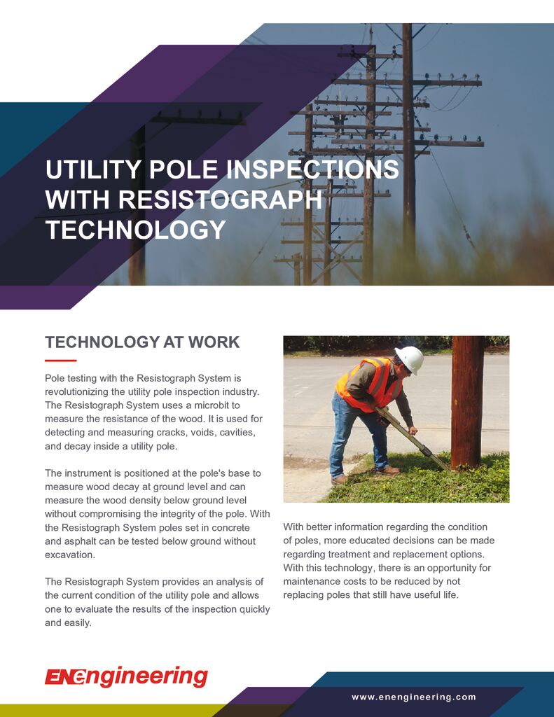 Utility Pole Inspections with Resistograph Technology